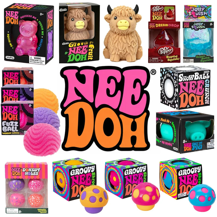 100+ Pieces NEEDOH Surprise Blind Box Slow Rebound Squeeze Fidget Toy Stress Relief Sensory Play Birthday Party Surprise Gift