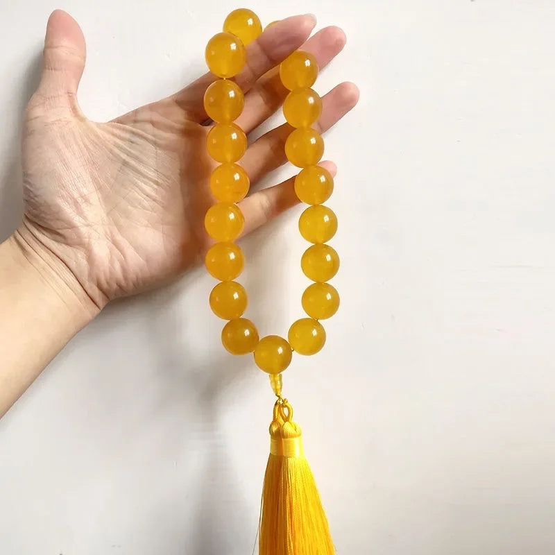 Green Jade Stone 12mm Beads Tassel Bracelet Necklace Tibetan Buddhist Mala Buddha Charm Rosary Yoga Men Woman Jewelry Customized