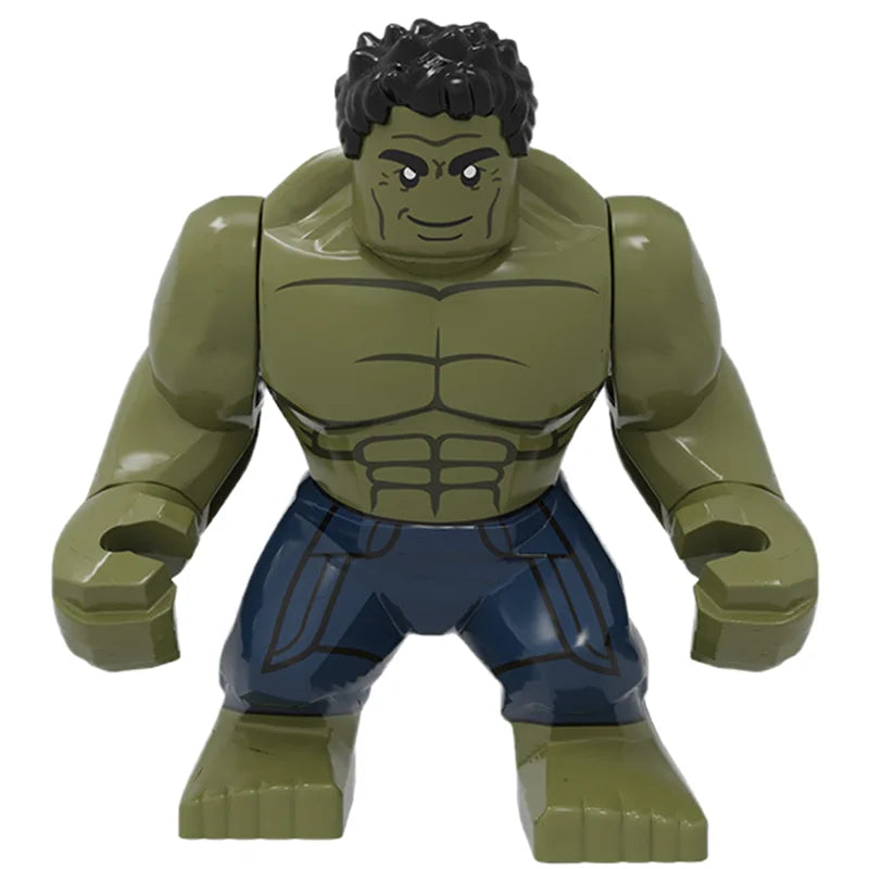Blind Box Mini Building Blocks PG1805 Figures Big Goblin Spiderman Iron Man Venom Captain Hawk Deadpool Armor Christmas Gift Toy