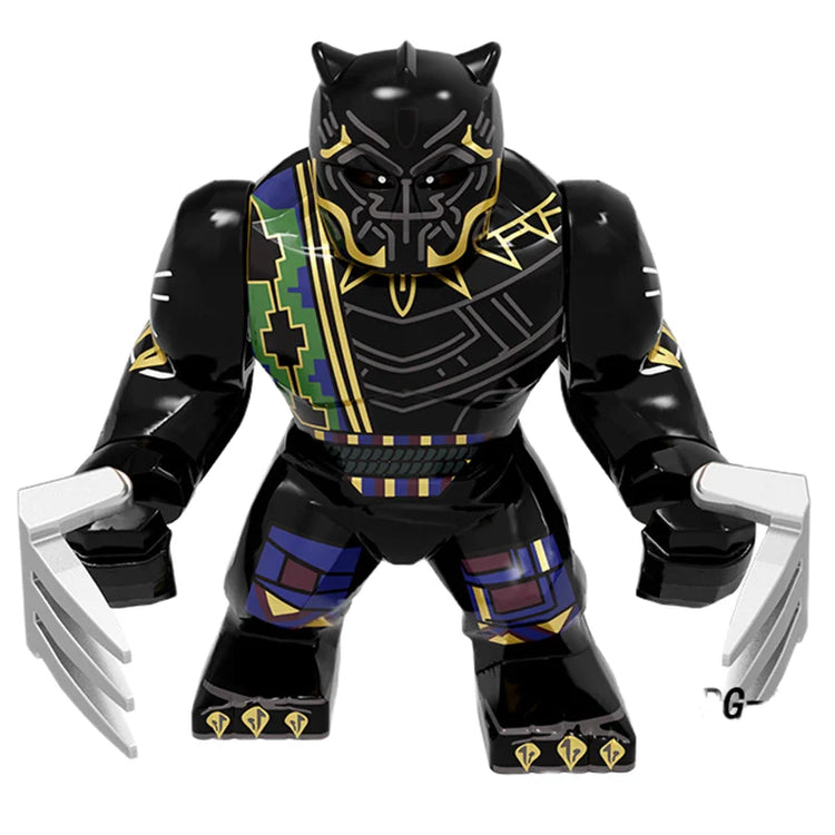 Blind Box Mini Building Blocks PG1805 Figures Big Goblin Spiderman Iron Man Venom Captain Hawk Deadpool Armor Christmas Gift Toy