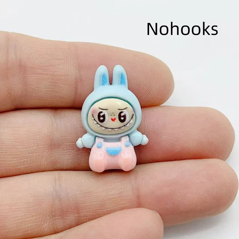 10Pcs Kawaii Rabbit Strawberry House Resin Charms Lovely Cartoon Animals Pendants for Earrings Keychains DIY Jewelry Make