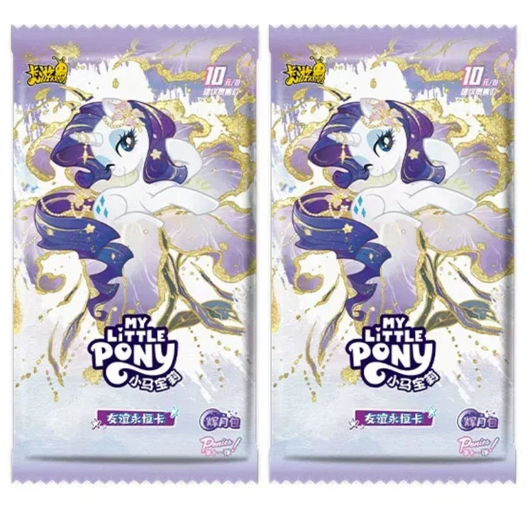 【Stock】Kayou My Little Pony Trading Cards Full Box Wave 11 Moonlight Pack Official Authentic Collectible Zr Gold Cards Fans Gift