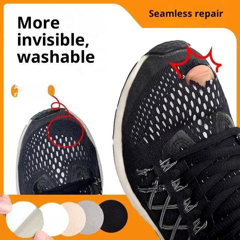 NEW Self Adhesive Shoe Hole Repair Patches No Glue Required Wash Resistant For Fixing Mesh Sneakers Sports Casual Shoes