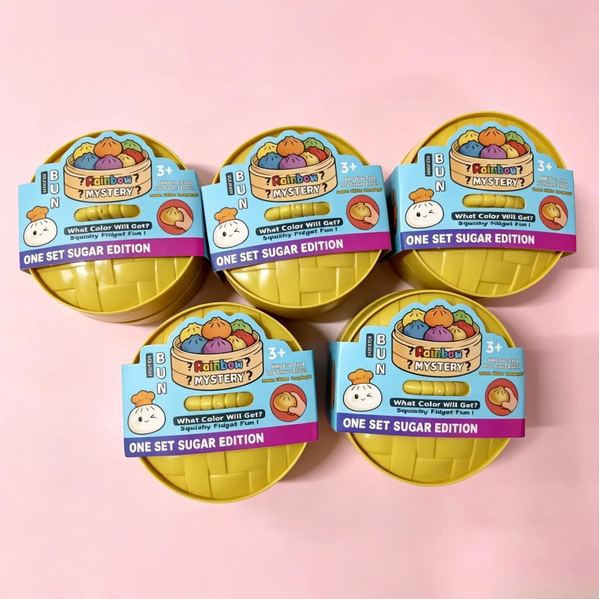 New Glitter Dumpling Squishy Toy Blind Box Ultra Rare Gold Glitter Hidden Edition Dumplings Sensory Dough Ball for Stress Relief