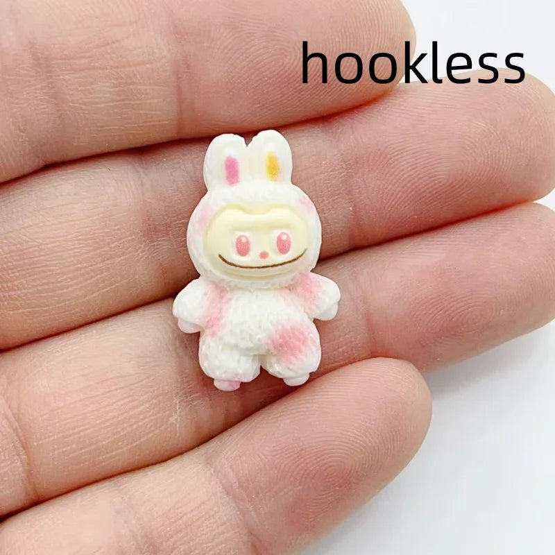 10pcs Cartoon Resin Animal Charm Pendant Earrings Keychain Bracelet DIY Jewelry Making