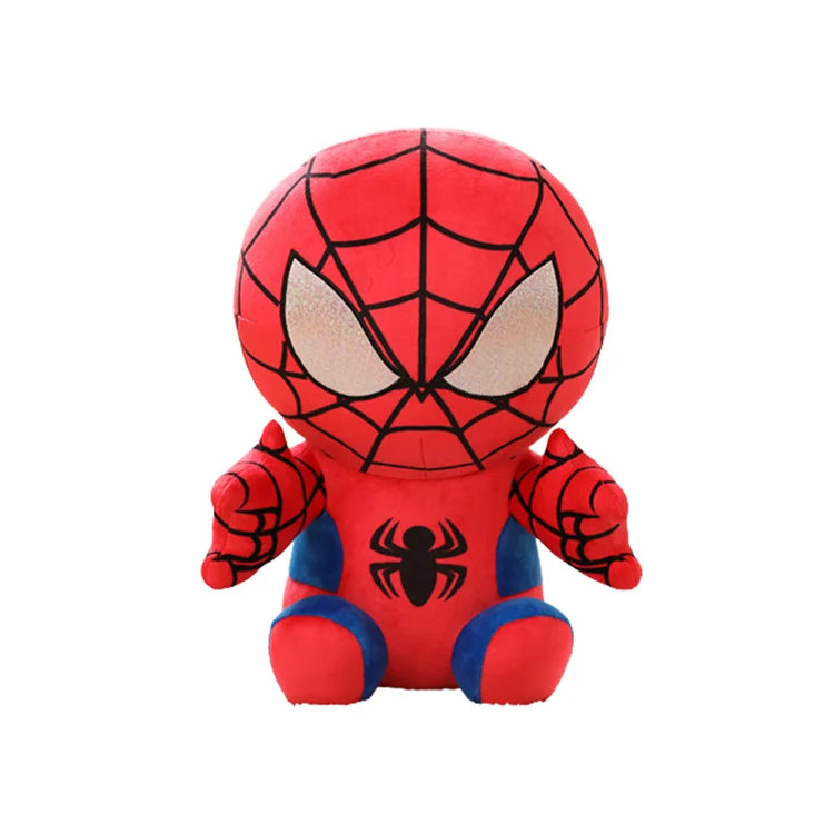 Hot Sels Anime Spider Man Plush Doll Kawaii Cute Cartoon Red Black Stuffed Doll Home Room Decor Peluche Pillow Birthday Gift