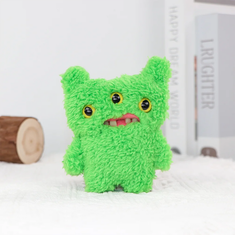 Fuggler Ugly Cute Monster Plush, 4inch Collectible Stuffed Toy, Funny Hairy Alien Doll for Fans Gift