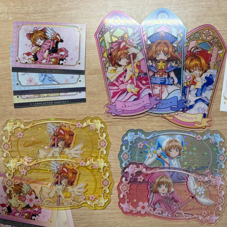 Cardcaptor Skura Acrylic Clear Instant Photo Card Trading Card Toy Collection Japan Anime Sakura Kinomoto TCG Acessories Gifts