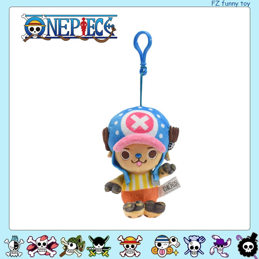 One Piece Original Plush Keychain Doll 12cm Laboon Luffy Tony Chopper Laboon Sabo Soft Stuffed Toy Backpack Ornaments Toy