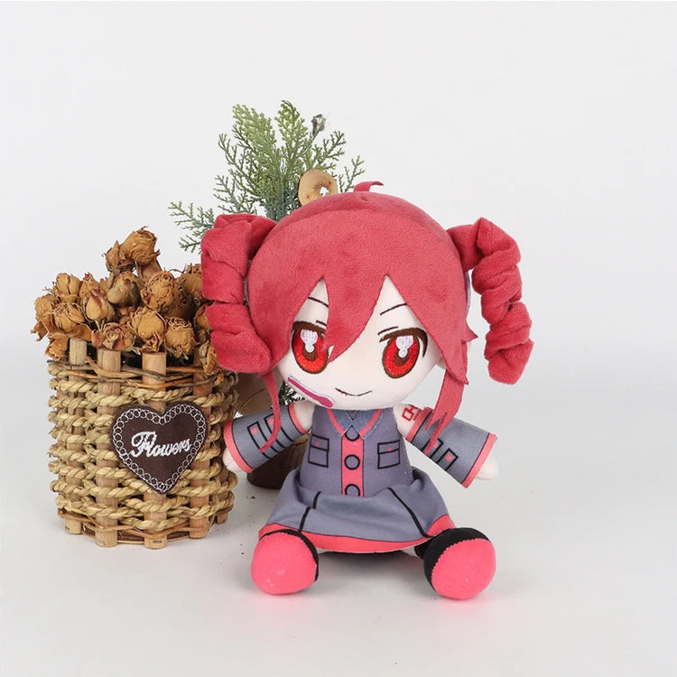 Cute Kasane Teto Plush Toy Soft Doll Stuffed Plushies Figure Anime Cosplay Cartoon Birthday Present Christmas Gift for Fans Girl