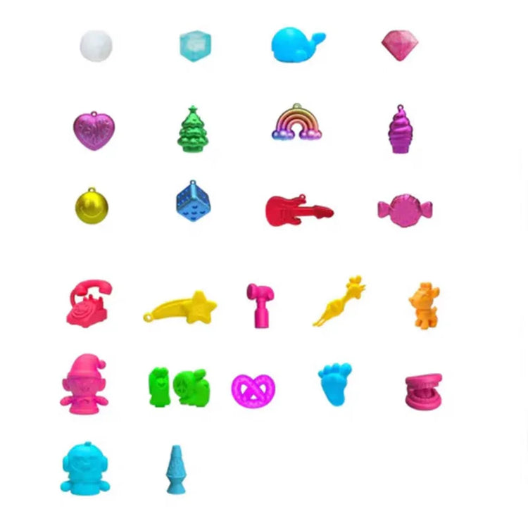 2026 NeeDoh Advent Calendar 3D PVC Fidget Doll Christmas Countdown Calendar Surprise Box Stress Relief Toy New Year Holiday Gift