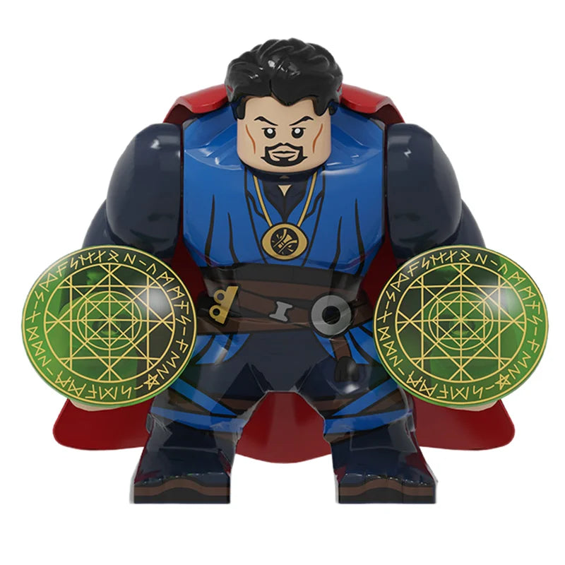 Blind Box Mini Building Blocks PG1805 Figures Big Goblin Spiderman Iron Man Venom Captain Hawk Deadpool Armor Christmas Gift Toy