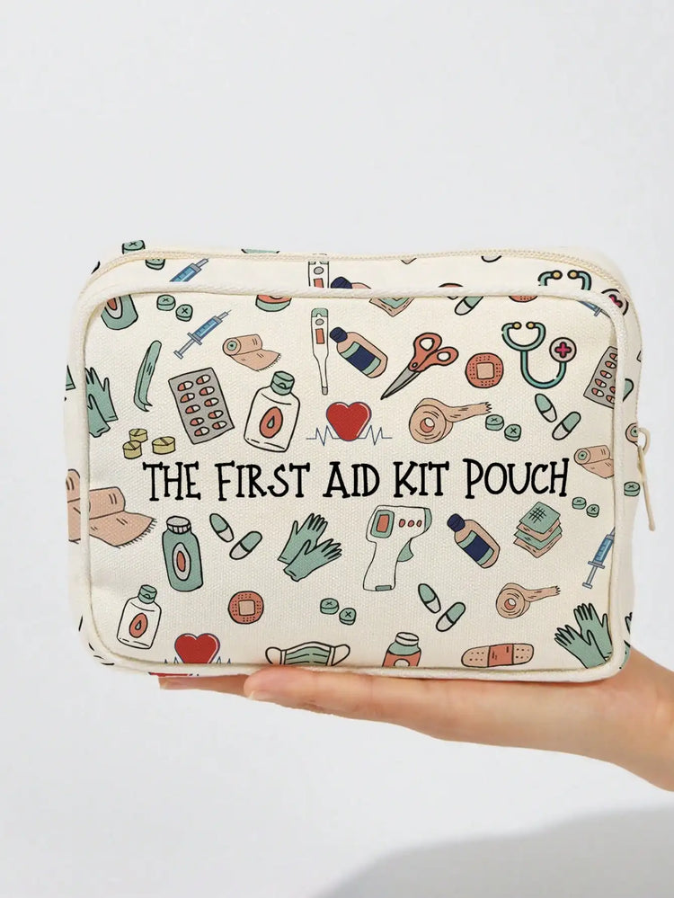 1PC Large Capacity Medicine Bag Travel Portable Medical Bag Home Medicine Storage Bag Set Portable Outdoor First Aid Kit