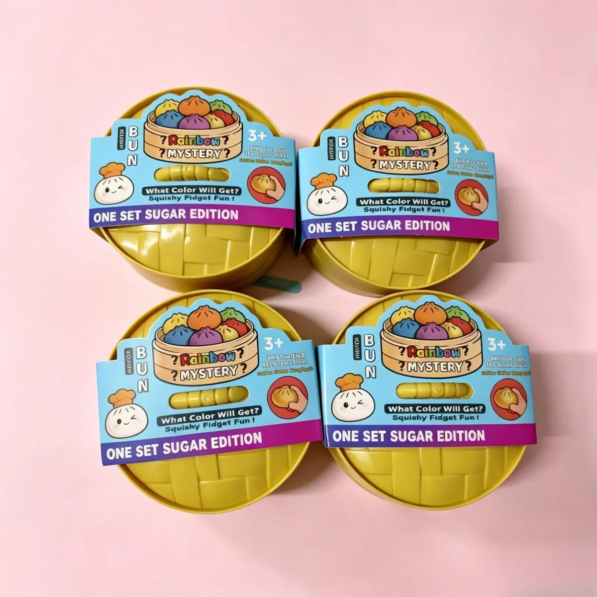 New Glitter Dumpling Squishy Toy Blind Box Ultra Rare Gold Glitter Hidden Edition Dumplings Sensory Dough Ball for Stress Relief