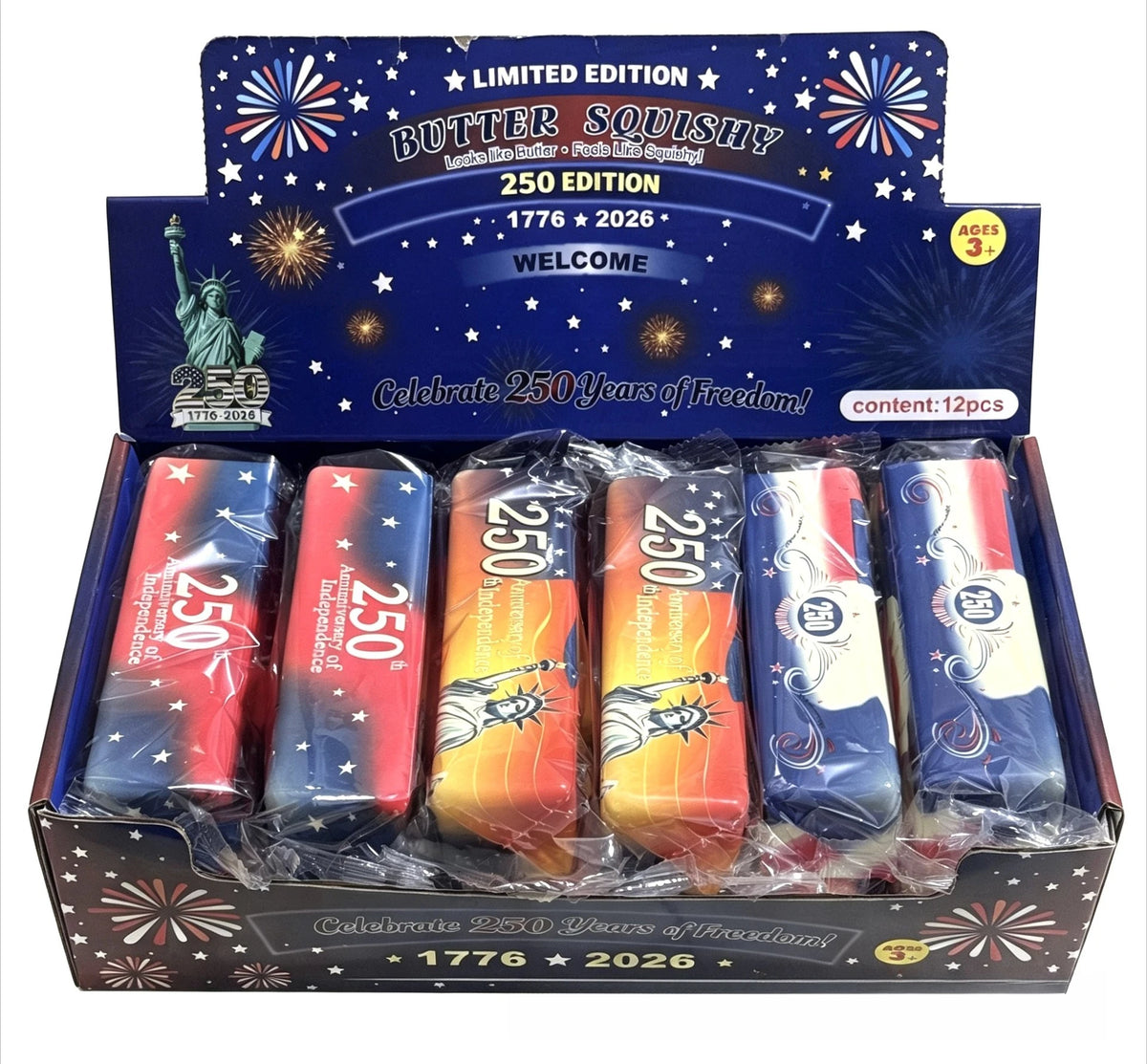 1/6/12pcs Soft Slow Rebound Butter Stick Realistic Silicone Squeeze Stress Relief Gadget Funny Anti-Anxiety ﻿Squeeze Party Gift
