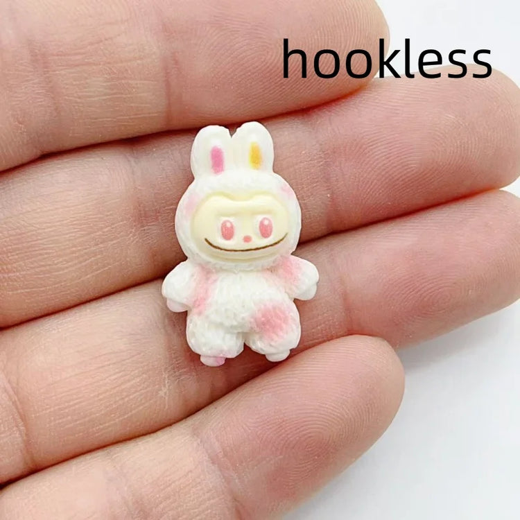 10pcs Cartoon Resin Animal Charm Pendant Earrings Keychain Bracelet DIY Jewelry Making