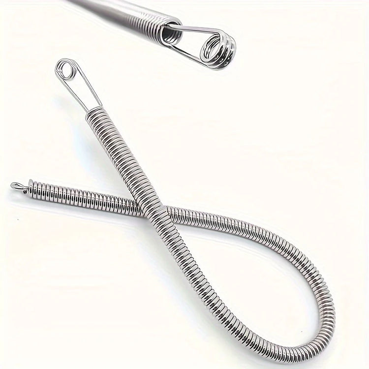 Bendable Spring Drawstring Threader Clip Pants Hoodies Elastic Band Lace Cord Flexible Drawstring Thread DIY Sewing Accessories