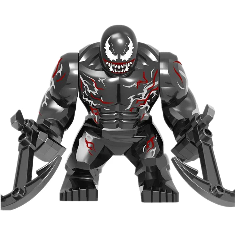 Blind Box Mini Building Blocks PG1805 Figures Big Goblin Spiderman Iron Man Venom Captain Hawk Deadpool Armor Christmas Gift Toy