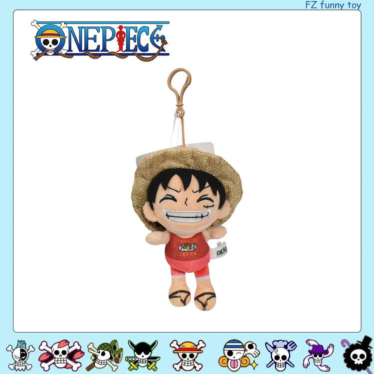 One Piece Original Plush Keychain Doll 12cm Laboon Luffy Tony Chopper Laboon Sabo Soft Stuffed Toy Backpack Ornaments Toy