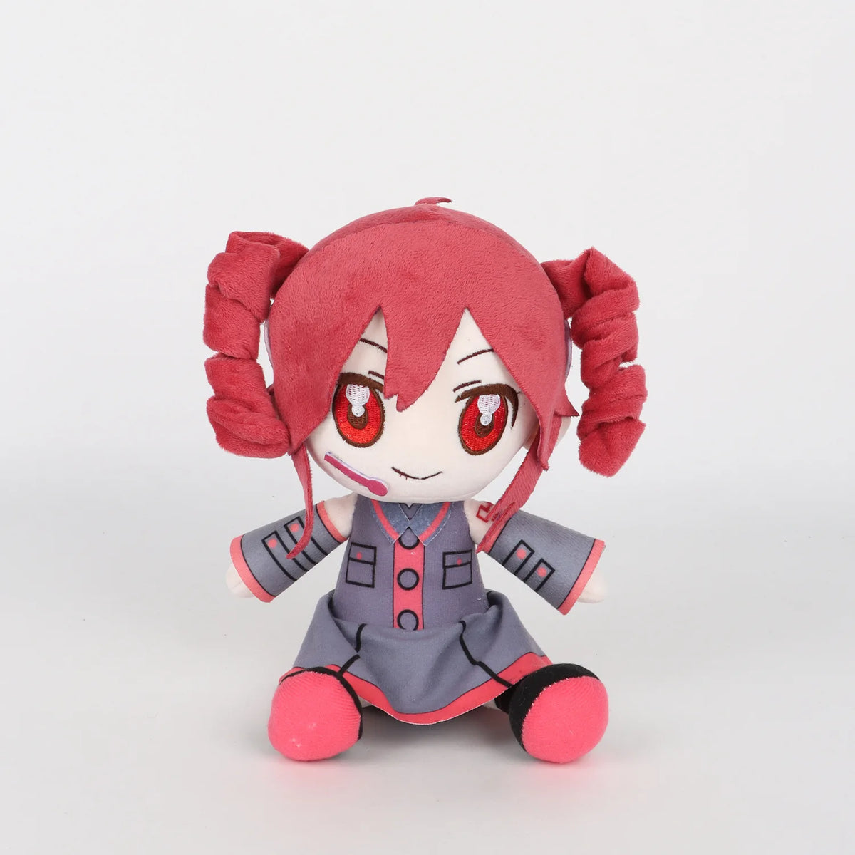 Cute Kasane Teto Plush Toy Soft Doll Stuffed Plushies Figure Anime Cosplay Cartoon Birthday Present Christmas Gift for Fans Girl