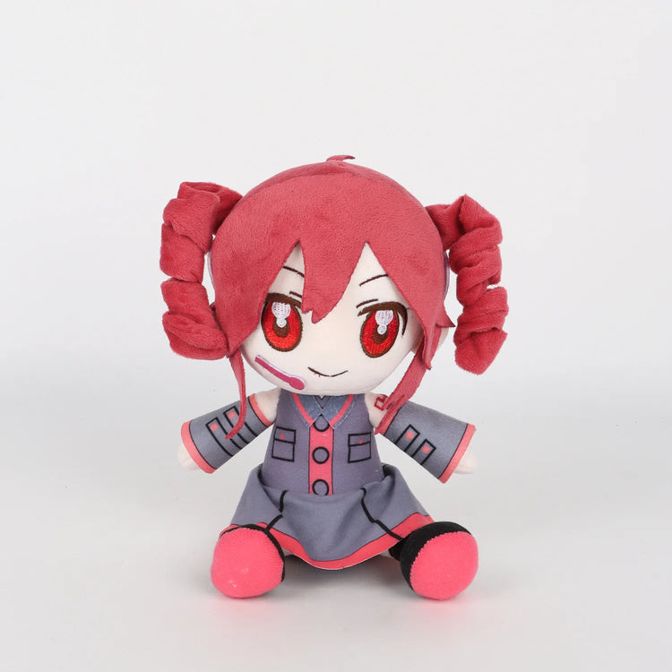 Cute Kasane Teto Plush Toy Soft Doll Stuffed Plushies Figure Anime Cosplay Cartoon Birthday Present Christmas Gift for Fans Girl